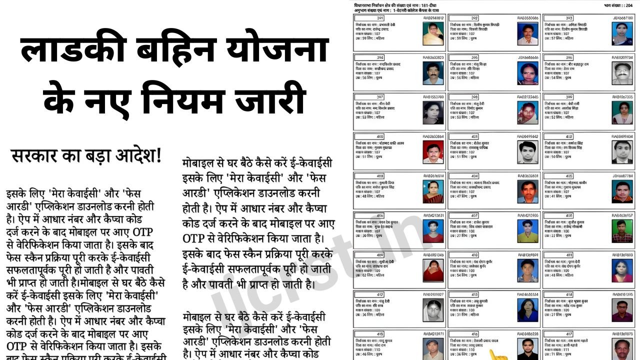 Ladki Bahin Yojana Rules